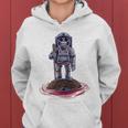 Funny Astronaut Monkey V3 Women Hoodie