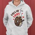 Funny Donut Fall In Love Women Hoodie