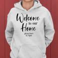 Funny Housewarming Home Accessories Welcome Please Leave By 9 Pm Sleeveless Top 435 Trending Shirt Women Hoodie