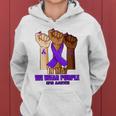 Hand In May We Wear Purple Lupus Awareness Month Women Hoodie