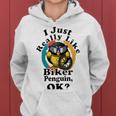 I Really Like Biker Penguin Ok Women Hoodie