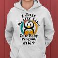 I Really Like Cute Baby Penguin Ok Women Hoodie