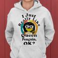 I Really Like Queen Penguin Ok Women Hoodie