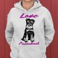 Miniature Schnauzer At Home Love Consultant Multi Tasking Dog Women Hoodie