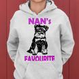 Miniature Schnauzer At Home Nans Favourite Multi Tasking Dog Women Hoodie