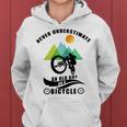 Never Underestimate An Old Guy On A Bicycle Women Hoodie