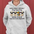 People Should Seriously Stop Expecting Shirt Pug Lovers Autism Awareness Month Shirts Women Hoodie