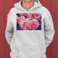 Pink Roses In Garden Women Hoodie