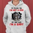 Pitbull Im Telling You Im Not A Dog 789 Shirt Women Hoodie