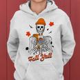 Skeleton It’S Fall Y’All Thanksgiving Funny Autumn Halloween Women Hoodie