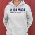 Ultra Maga And Proud Of It V10 Women Hoodie