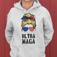 Ultra Mega Messy Bun 2022 Trump Republicans Conservatives Women Hoodie