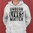 Unborn Lives Matter Women Hoodie