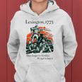 Usa Patriotic Vintage Battle Of Lexington Revolutionary War Women Hoodie