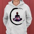 Zen Buddhism Inspired Enso Cosmic Yoga Meditation Art Women Hoodie