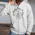 Im Mostly Peace And Love Yoga Zip Up Hoodie