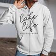 Lake Life Because Beaches Be Salty Funny Vacation Gift Zip Up Hoodie