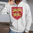 Normandy Coat Of Arms Flag France Norman Two Leopards Zip Up Hoodie Normandy Coat Of Arms Flag France Norman Two Leopards Zip Up Hoodie