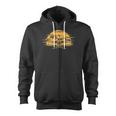 Airplane Aircraft Plane Propeller Mountains Sky Air Gift Zip Up Hoodie