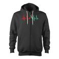Transplant Recipient Heartbeat - Saved By An Organ Donor Zip Up Hoodie