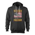 Us Veteran Defender Of Freedom Veterans Day Zip Up Hoodie
