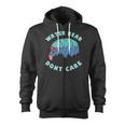 Water Bear Dont Care Microbiology Zip Up Hoodie