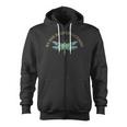 We Rise By Lifting Others Inspirational Dragonfly Zip Up Hoodie