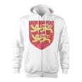 Normandy Coat Of Arms Flag France Norman Two Leopards Zip Up Hoodie Normandy Coat Of Arms Flag France Norman Two Leopards Zip Up Hoodie