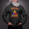 3Rd Armored Division Spearhead Veteran Zip Up Hoodie