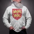 Normandy Coat Of Arms Flag France Norman Two Leopards Zip Up Hoodie Normandy Coat Of Arms Flag France Norman Two Leopards Zip Up Hoodie