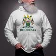 Rhodesia Coat Of Arms Zimbabwe Funny South Africa Pride Gift Zip Up Hoodie