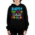 Happy First Day Of School 8Th Grade For Boy Kid Girl Student Youth Hoodie