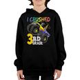 I Crushed 3Rd Grade Monster Truck Graduation Cap Boys Gift Youth Hoodie