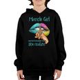 March Girl Gift March Girl Knows More Than She Says Youth Hoodie