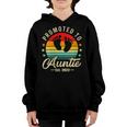 Promoted To Auntie Est 2022 Youth Hoodie