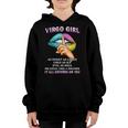 Virgo Girl Evil As Hell It All Depends On You Youth Hoodie