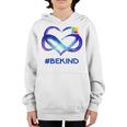 Be Kind Autism Awareness Heart Autism Awareness Month Youth Hoodie