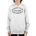 Blessed To Be Called Grandma Sticker Youth Hoodie