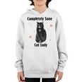 Completely Sane Cat Lady Cat Lover Cute Kitty Youth Hoodie