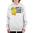 Cute Duck Just A Boy Who Loves Ducks Youth Hoodie