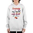 Cute Mom Loosing My Mind One Kid At A Time Mothers Day Gif Youth Hoodie