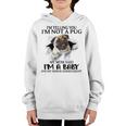 Im Telling You Im Not A Pug My Mom Said Im A Baby Cute Funny Pug Shirts Youth Hoodie