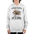 Im Telling You Im Not A Sloth My Mom Said Im A Baby Cute Sloth Shirt Sayings Youth Hoodie