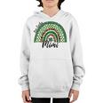 One Lucky Mimi Irish Rainbow Leopard St Patricks Day Youth Hoodie