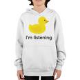 Programmer Rubber Duck Sticker Youth Hoodie