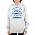 Promoted From Dog Grandma To Human Grandma Youth Hoodie