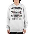 September Girl Make No Mistake My Personality Is Who I Am Youth Hoodie