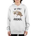 Sloth My Spirit Animal Nap Sloth Lazy 843 Shirt Youth Hoodie