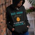 Bee Bee Bee Mom Like A Normal Mom But Cooler Funny Beekeepeing Youth Hoodie