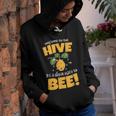 Bee Bee Bee Theme Back To School For Teachers Welcome To The Hive V4 Youth Hoodie